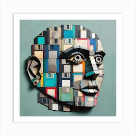 Floppy Disk Head 1 Art Print