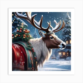 Reindeer Art Print