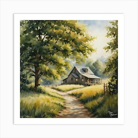 Country Road 4 Art Print