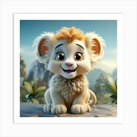 Lion Cub 29 Art Print