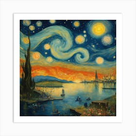 Starry Night Art Print