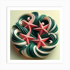 Christmas Wreath Art Print