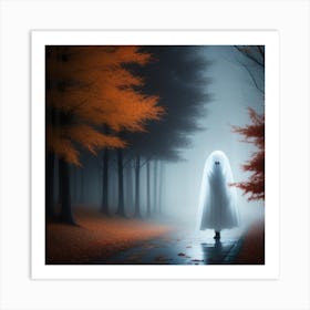 Ghost In The Woods 8 Art Print