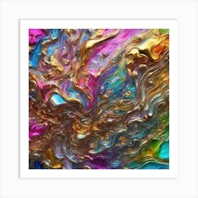 Abstract Painting 116 Art Print