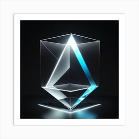 Ethereum Cube Art Print