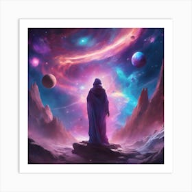 Stellar Enchantment: The Sorcerer’s Nebula Art Print