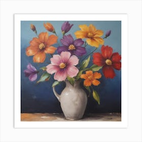 Flowers In A Vase 22 Art Print