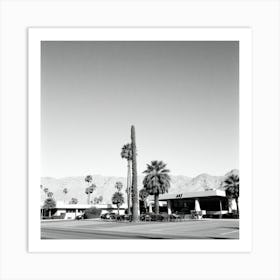 Palm Springs Motel 1 Art Print