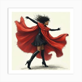 Dance With A Cape Poster