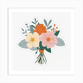 Bouquet Of Flowers 3 Art Print