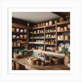 Farmhouse Kitchen 1 Art Print