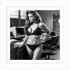 Woman In A Bikini 3 Art Print