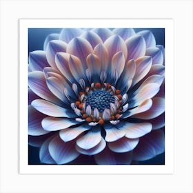 Dahlia Flower Art Print