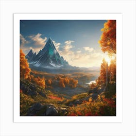 Autumn Landscape Art Print