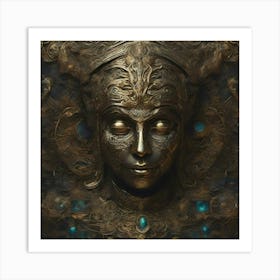 Gold Queen Art Print