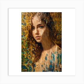 Pixel Art Art Print