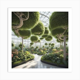 Futuristic Garden Art Print