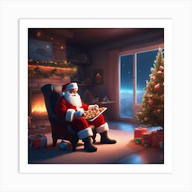 Christmas Santa 29 Art Print