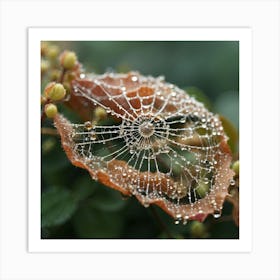Spider Web Art Print