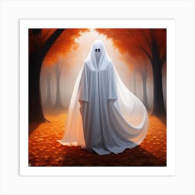 Ghost In The Woods 6 Art Print