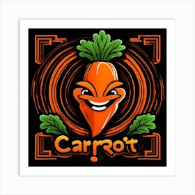 Carrot Logo 17 Art Print