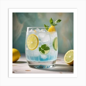 Iced Lemonade Art Print