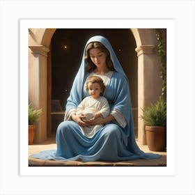 Jesus And Child Art Print