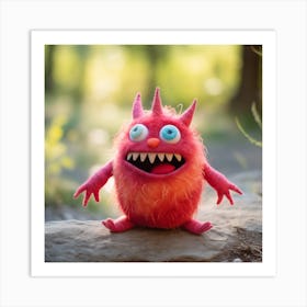 Monster In The Woods Art Print