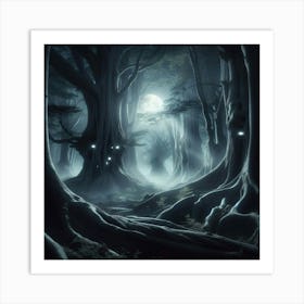 Dark Forest 88 Art Print