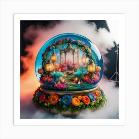 Default A Vibrantly Hued Cinematic Photo Captured Within A Pho 0 Art Print