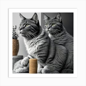 Cats Photographer's Day Art Print