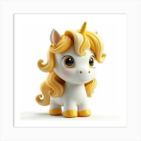 Unicorn Figurine 21 Art Print