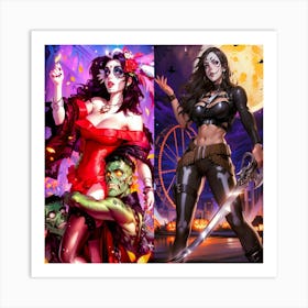 Sexy And Horror 1 Art Print