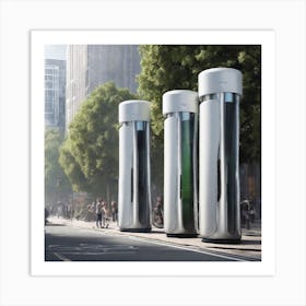 Imagine A Future Where The Air We Breathe Is Clean And Fresh, Thanks To A Revolutionary Technology That Can Remove Pollutants And Toxins From The Atmosphere 3 Art Print