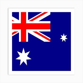 Australian Flag Art Print