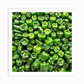 Green Peppers 1 Art Print