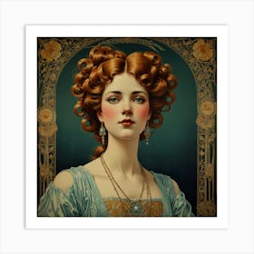 Victorian Lady Art Print