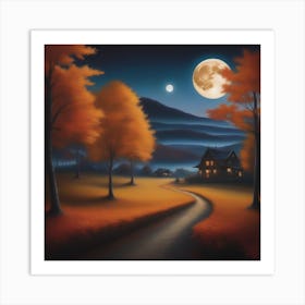 Harvest Moon Dreamscape 20 Art Print