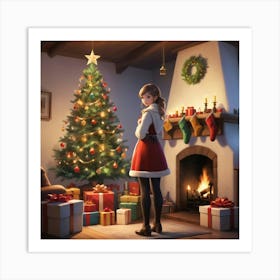 Christmas Tree Art Print