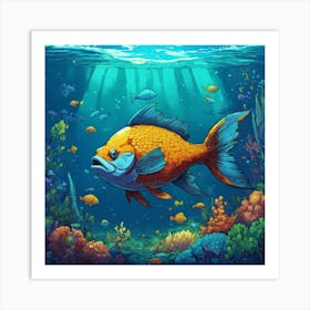 Fish In The Sea 2 Art Print