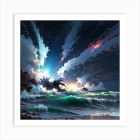 Stormy Night Art Print