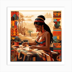 Egyptian Woman 18 Art Print