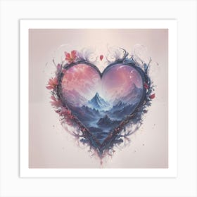 Heart Of The Mountains Art Print