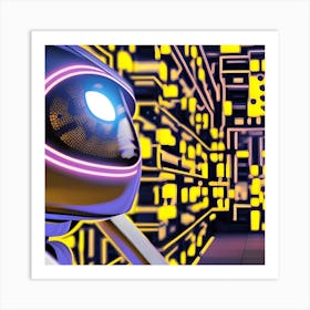 Robo vision Art Print