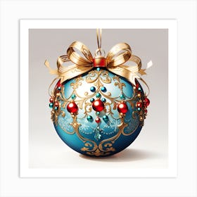 Default Elaborate Ornament Christmas Bauble No Background Whit 3 D49399d7 B343 48e2 943f 659f93877ba2 1 Art Print