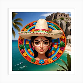 Mexican Girl 88 Art Print