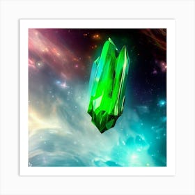 Emerald Gem 2 Art Print