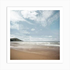 Sandcastle Beach Art Print