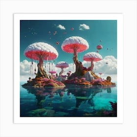 Default Surreal Dreamscape Create A Surreal Dreamscape Featuri 3 Art Print