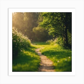 Path In The Forest Art Print